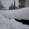 80 cm debela snežna odeja na območju spodnje dravske doline, Ruše v začetku marca 2018 Kristian Cizerl 2